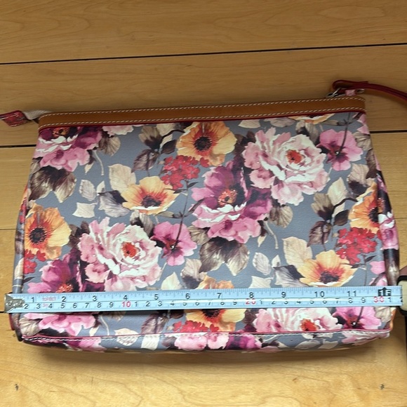 Cavalcanti leather Floral Handbag made in Italy - Picture 4 of 5